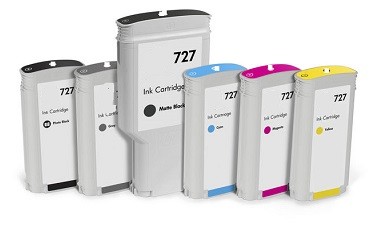 Black Photo Compa Hp T1500,T2500,T920,T930-130ML#727