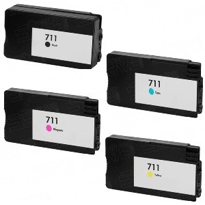 [HPCZ133BK] 80ml Pigment Black Com HP T120,T125,T130,T520,T525,T530#H711