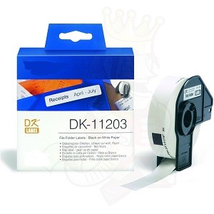 [NCDK11203] White 17mmX87mm 300psc for Brother P-Touch QL1000 1050 1060