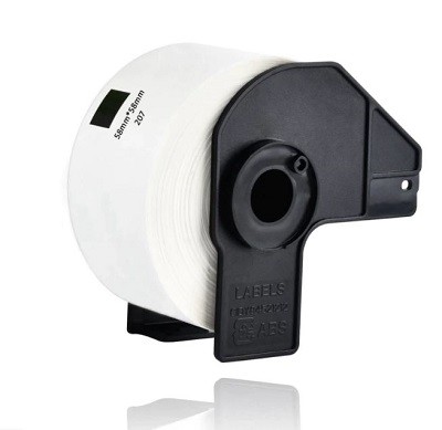 [NCDK11207] White 58mmX58m Compa Brother P-Touch QL1000,1050,1060,820