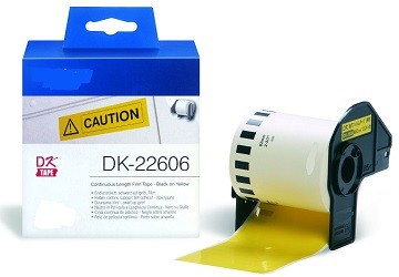 [NCDK22606] Yellow  62mmX15.24m  for Brother P-Touch QL1000 1050 1060