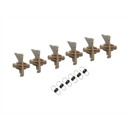 [KYCE7826] 6xUpper Picker Finger W/Spring KM3050,KM4050,KM5050#2BL20080