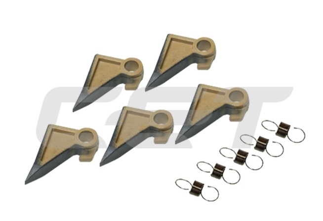 5X Upper Picker Finger W/Spring KM #4030-5716-02, 4040-5755