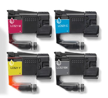 Cyan Compatible Cartridge DCP-J1260W/J1313DW/J1360DW/J1460DW-0.5K#LC521C