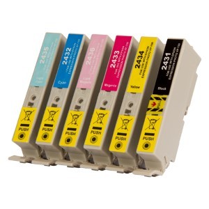 [ARET2435] 8.7ML Ciano fotografic XP750,XP850,XP860,XP95#T24354020#24XL