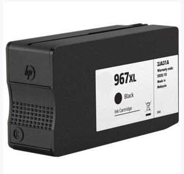 [HP967XLBK] Black Pigment 9020,9022,9023,9025,9026,9028-68ML-3K#3JA31AE