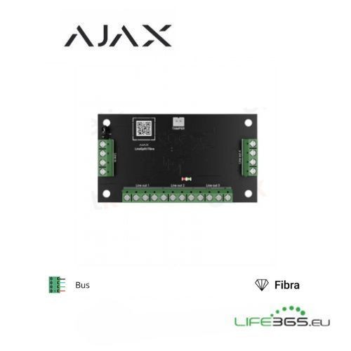 Ajax Superior LineSplit Fibra - Modulo per suddividere una linea in 4