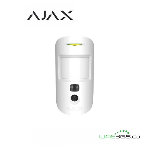 [AJ-117744] Ajax MotionCam HDR - Sensore di movimento con fotocamera (MotionCam) HDR bianco