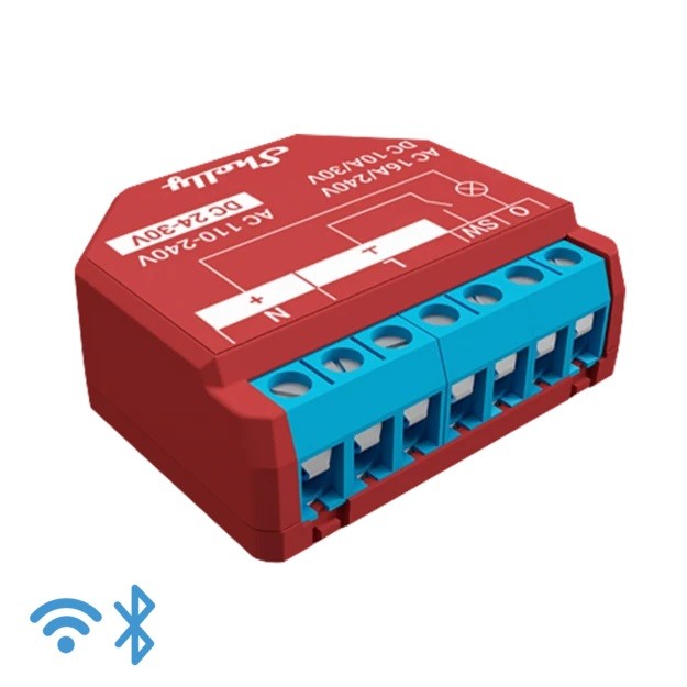 [SH-PLUS1PM] Shelly Plus 1PM - Smart Relay 16A AC/DC WiFi/BT + PM