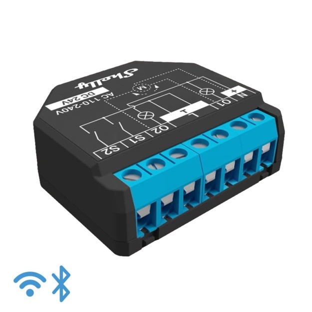 [SH-PLUS2PM] Shelly Plus 2PM - Smart Relay Tapparelle 16A AC/DC WiFi + PM
