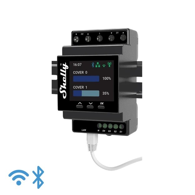 [SH-PRODUAL] Shelly Pro Dual Cover/Shutter PM-Controllo PRO tapparell +PM