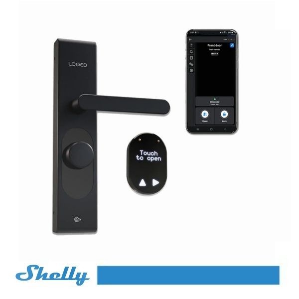 [SH-LOQSL] Shelly Loqed Smart Lock Black - Serratura Intelligente Touch