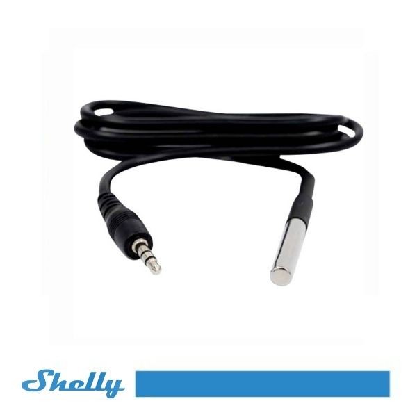 Shelly Sensore Temperatura DS18B20 con Jack da 3,5mm e cavo da 1 m - per Shelly Pill