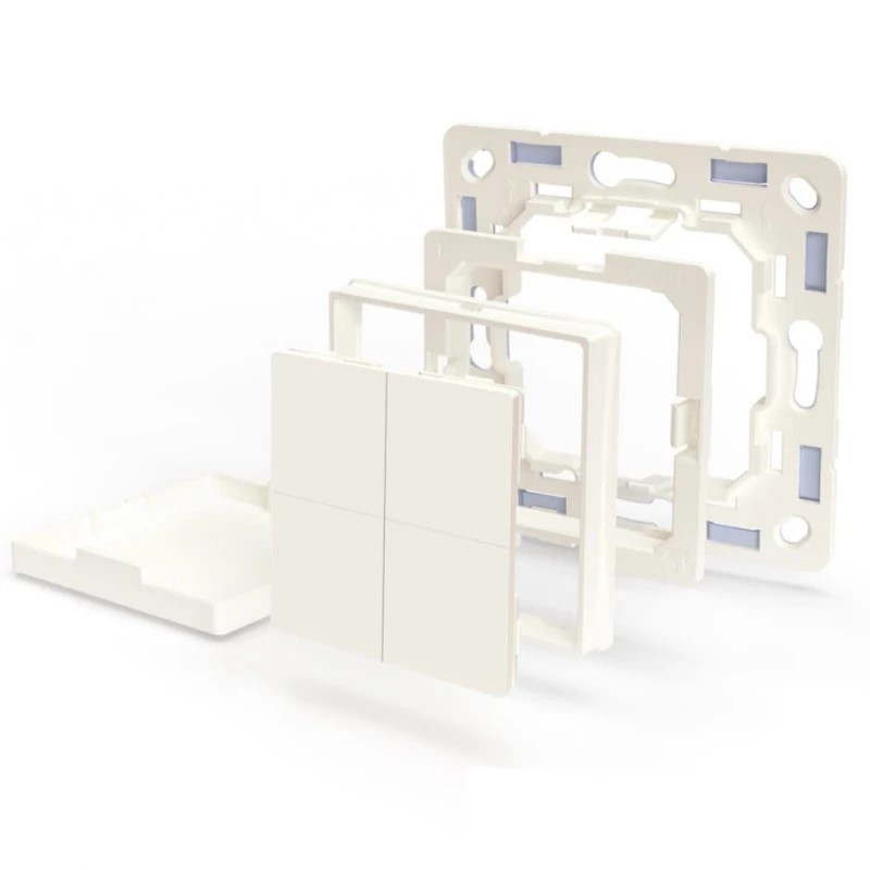 Shelly BLU Wall Switch 4 (+Legrand adapter) - Pulsante a muro Bluetooh 4 tasti