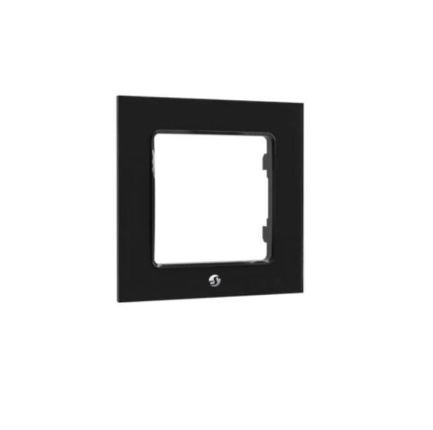 [SH-WF1BL] Shelly Wall Frame 1 - Placca da parete nera compatibile Legrand