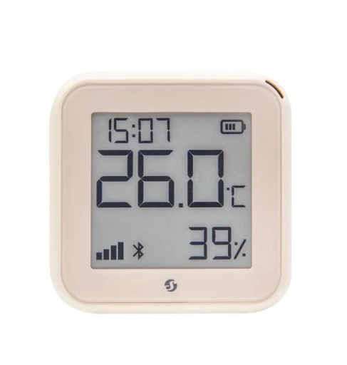 [SH-PHTGEN3IV] Shelly Sensore Temperat&Umid Wi-Fi + Bluet con display Gen3 Avorio