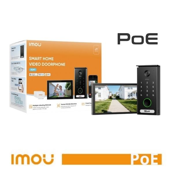 [IM-VDPPOE] Imou Kit Videocitofono 5MP PoE con Monitor Touch 7"