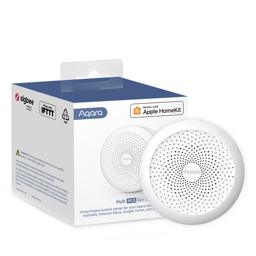 [AQ-HM1S-G02] Aqara Hub Zigbee M1S Gen 2 con luce e sirena integrate