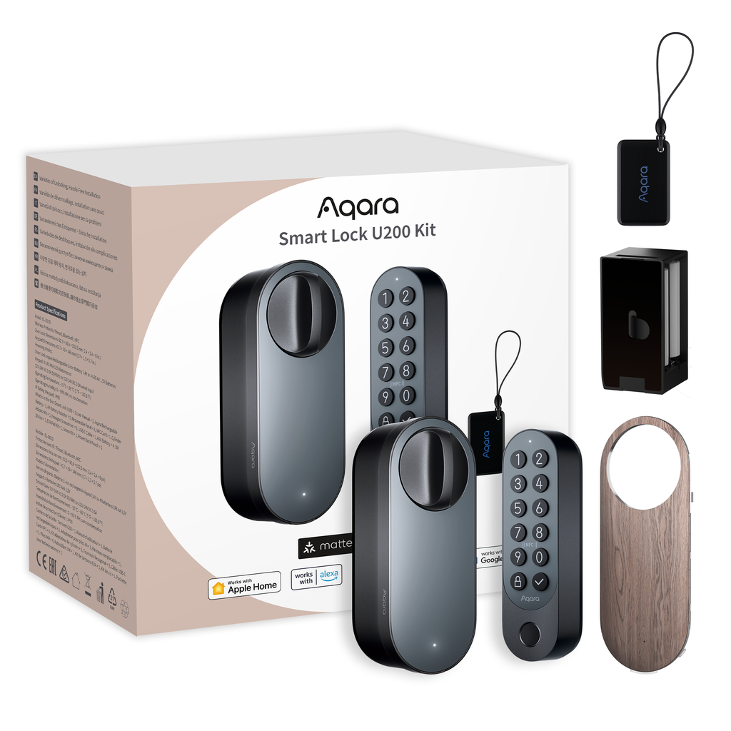 [AQ-EL-D02D-B] Aqara Kit Serratura Intelligente U200 Nero