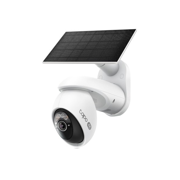 Tapo Kit Telecamera di sicurezza Smart a batteria Wi-Fi 4K + Pannello solare
