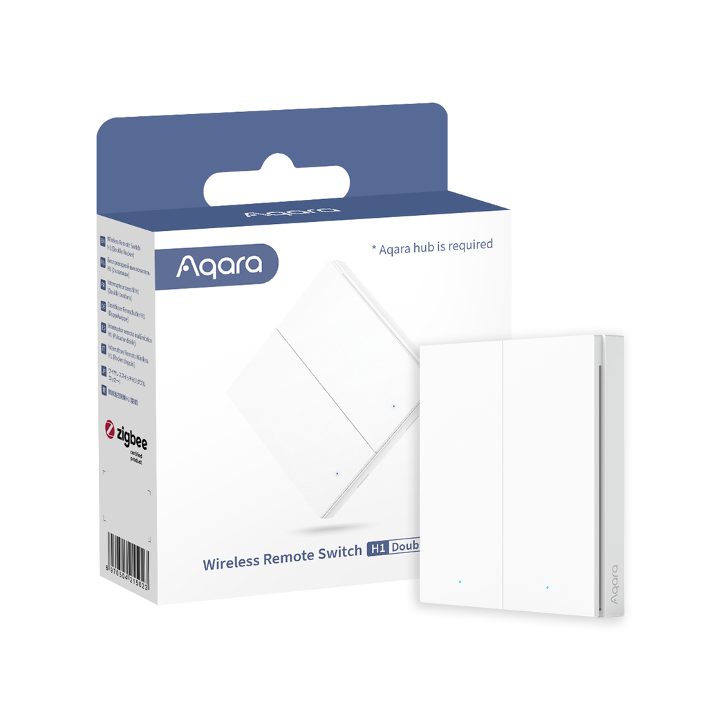 Aqara Interruttore/Pulsante remoto doppio Smart senza fili H1