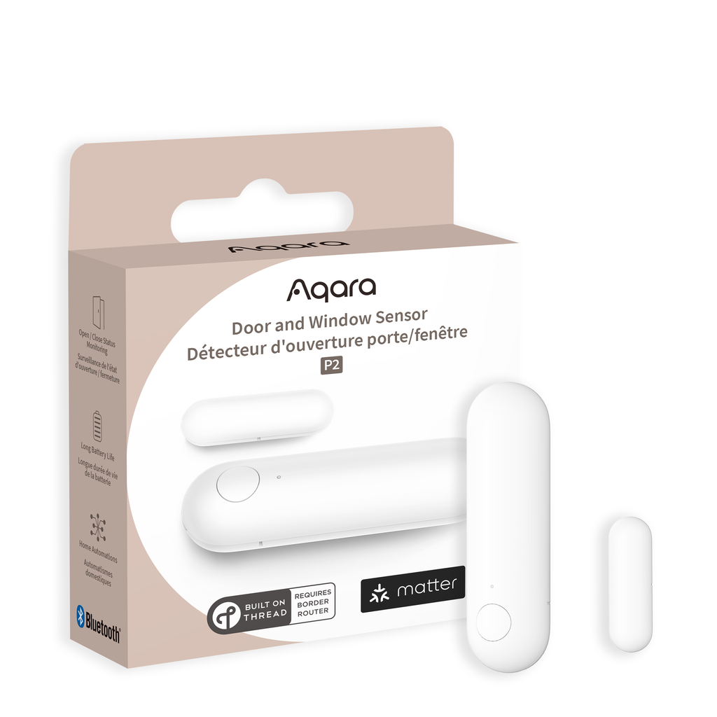 [AQ-DW-S02D] Aqara Sensore per Porte e Finestre P2 Bluetooth 5.0 - MATTER