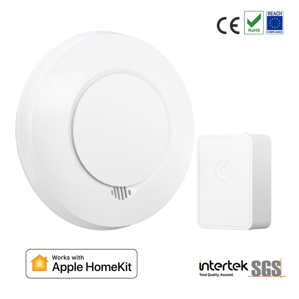 [MS-GS559AHHK] Meross KIT Rilevatore Fumo Smart RF + Hub Wi-Fi [EN 14604] - Apple HomeKit