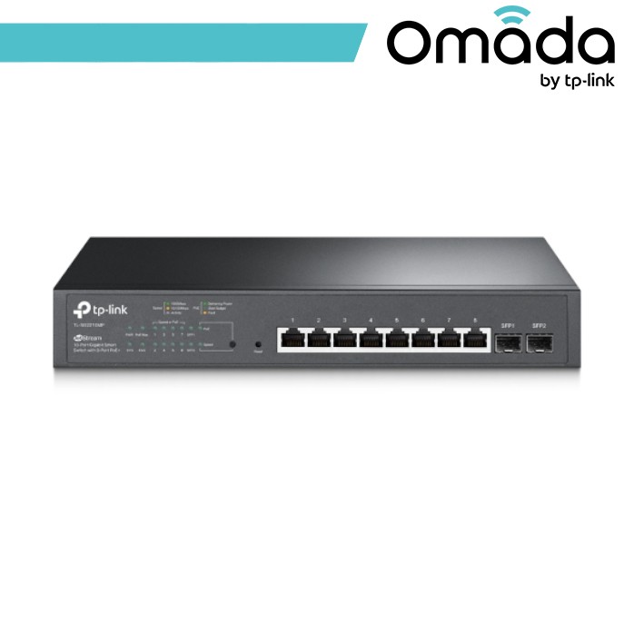 [OMA-SG2210MP] Omada Switch Smart 10 Porte Gigabit di cui 8 PoE+