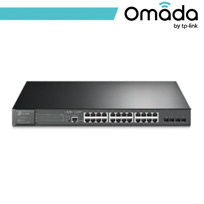 [OMA-SG3428MP] Omada Switch 24 Porte Gigabit PoE+ e 4 Slot SFP