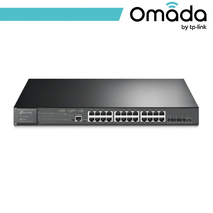 [OMA-SG3428XMP] Omada Switch L2+ 24Porte Gigabit PoE+ 4SFP+10GE