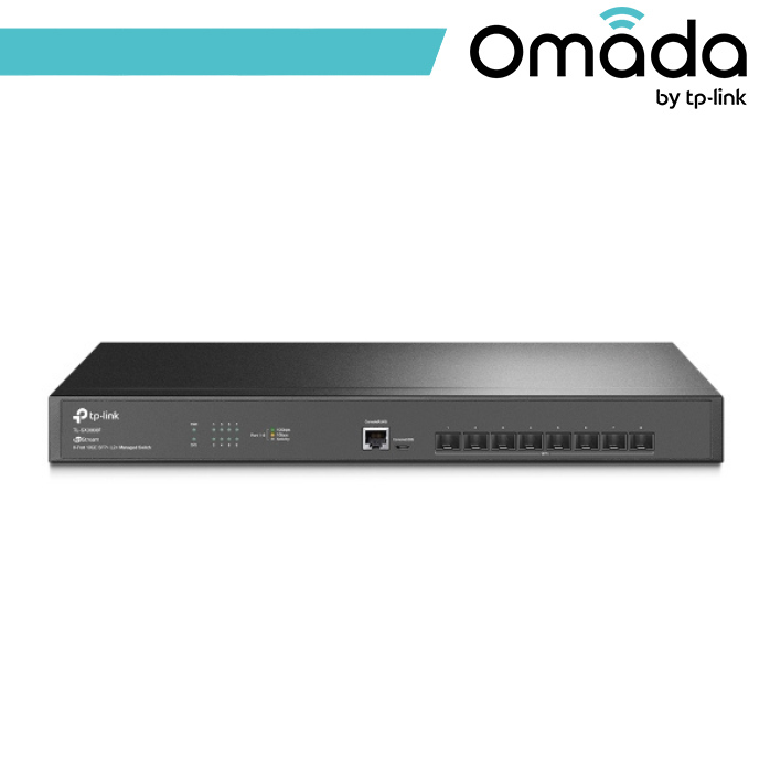 [OMA-SX3008F] Omada Switch Managed Fibra L2+ 8 Porte 10GE SFP+ - SX3008F