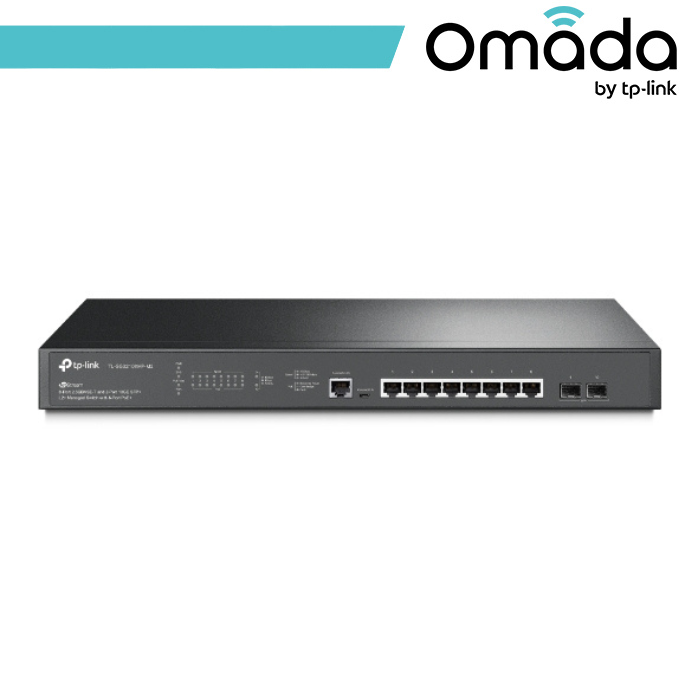 [OMA-SG3210XHPM2] Omada Switch Managed L2+ 8 Porte 2.5GBASE-T PoE+ e 2 Slot SF - SG3210XHP-M2