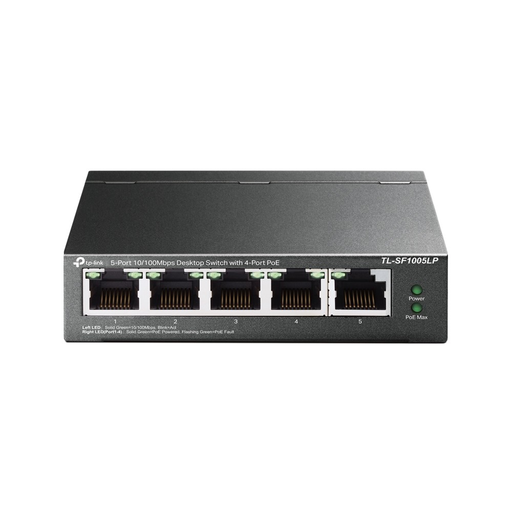 [TL-SF1005LP] Switch Desktop 5 porte 10/100Mbps con 4-Port PoE TL-SF1005LP