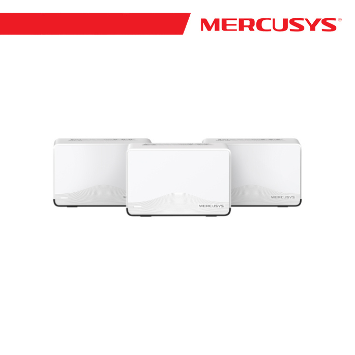 [MS-HALO-H27BE-3] Mercusys BE3600 Whole Home Mesh Wi-Fi 7 System - Halo H27BE(3-pack)
