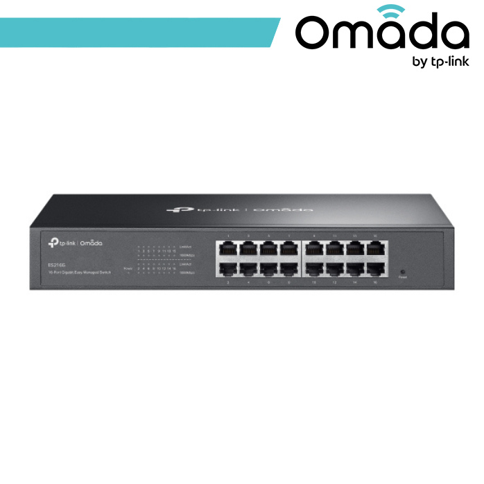 [OMA-ES216G] Omada 16-Port Gigabit Easy Managed Switch - ES216G