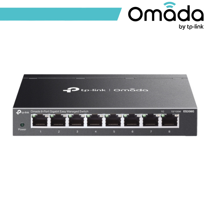 [OMA-ES208G] Omada 8-Port Gigabit Easy Managed Switch - ES208G