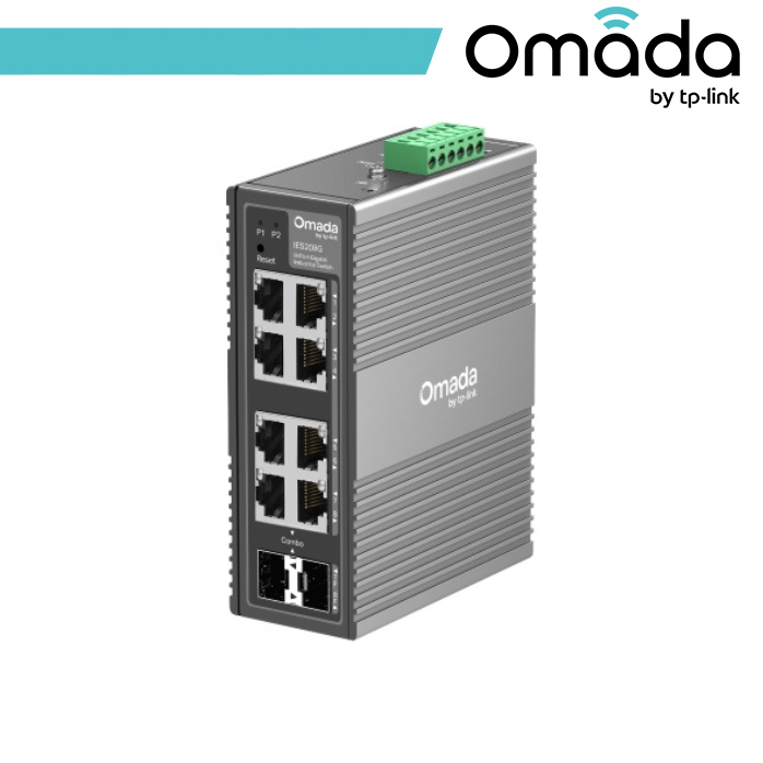 [OMA-IES208G] Omada 8-Port Gigabit Industrial Easy Managed Switch - IES208G