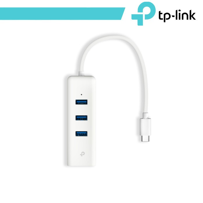 [TL-UE330C] TP-Link Adattatore da USB Type-C a Gigabit Ethernet con 3 porte USB - UE330C