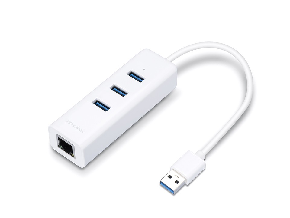 [TL-UE330] TP-Link Adattatore di rete Gigabit 3 Porte USB 3.0 - UE330