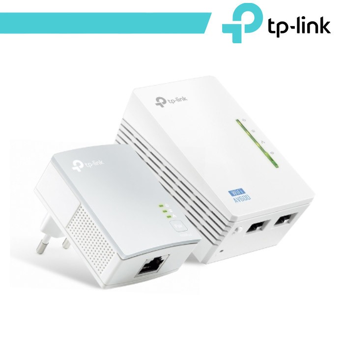 [TL-WPA4220KIT] TP-Link Kit 2 powerline WiFi 2.4 GHz AV600 2+1 porte LAN - TL-WPA4220 KIT