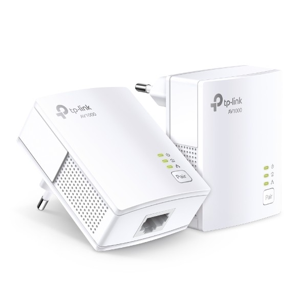 [TL-PA7017KIT] TP-Link Kit Powerline AV1000 1 Porta Gbit Plug & Play - TL-PA7017 KIT