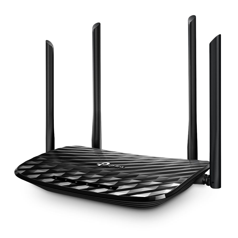 [TL-ARCHER-C6] Router Gbit Dual Band AC1200 5 porte 4+1 antenne Archer C6