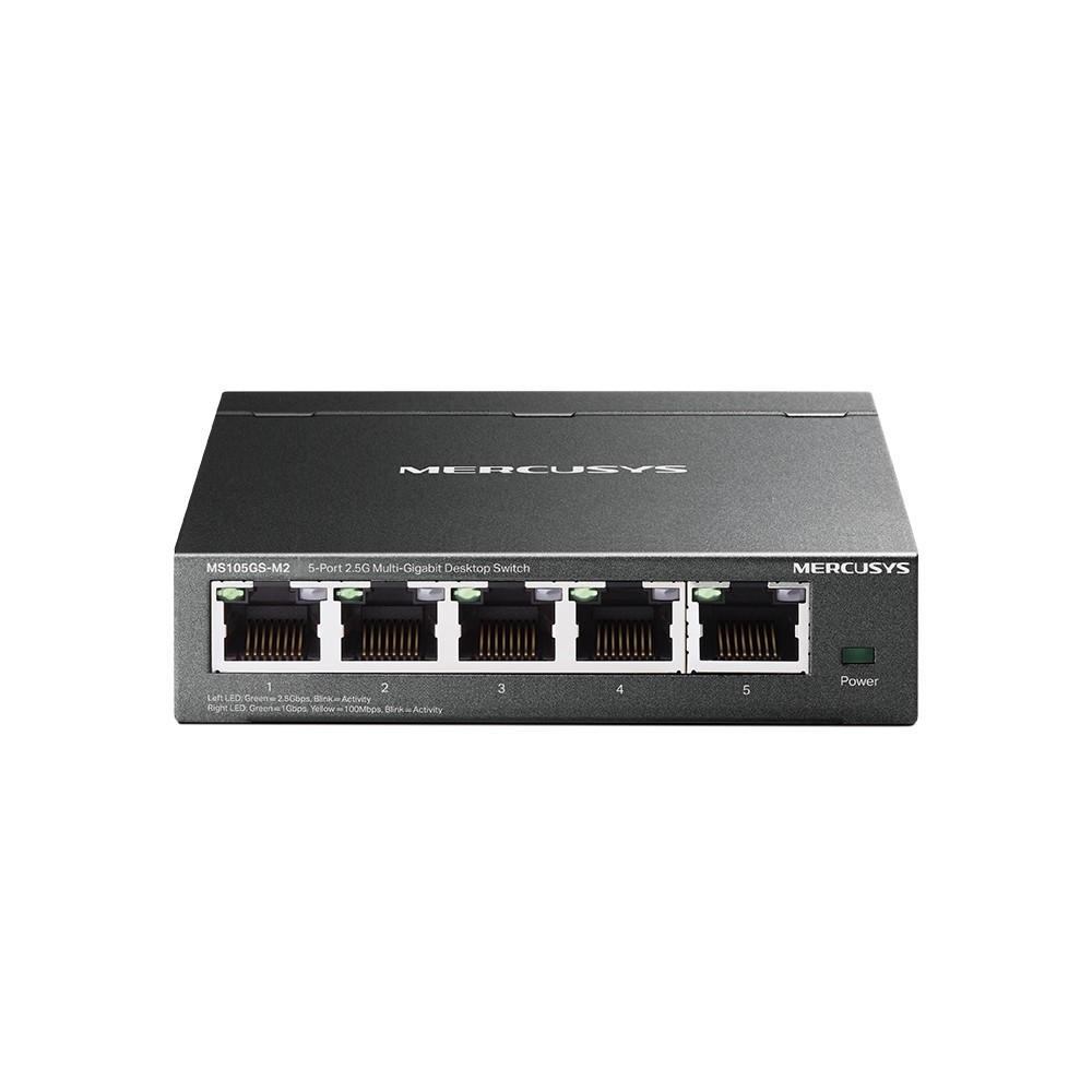 [MS-MS105GS-M2] 5-Port 2.5G Multi-Gigabit Desktop Switch