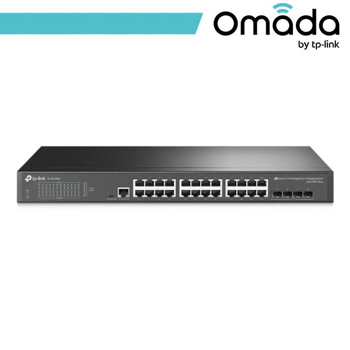 [OMA-SG3428] Omada Switch L2 Managed 24 Porte Gigabit 4 Slot SFP