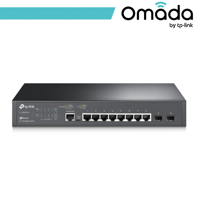 [OMA-SG3210] Omada Switch Managed L2+ con 8 Porte Gigabit e 2 Slot SFP - SG3210