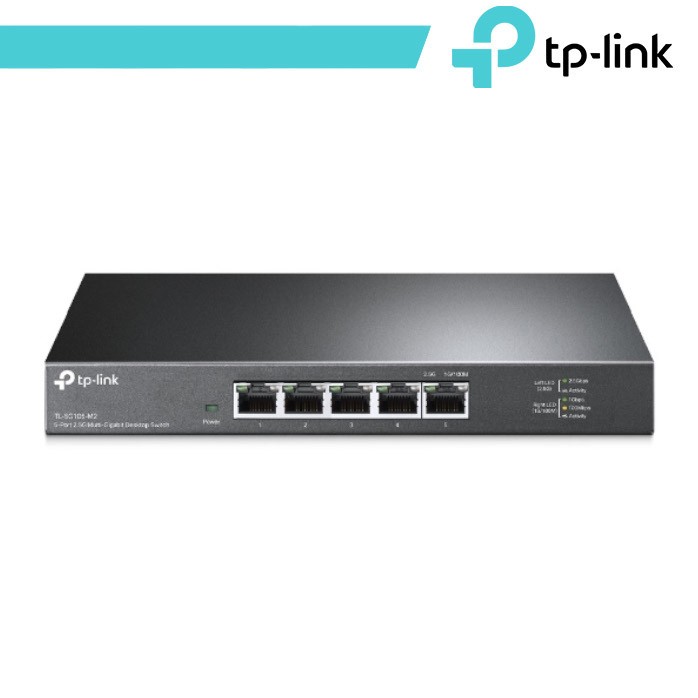 [TL-SG105-M2] TP-Link Switch Desktop 5 Porte 2.5G - TL-SG105-M2