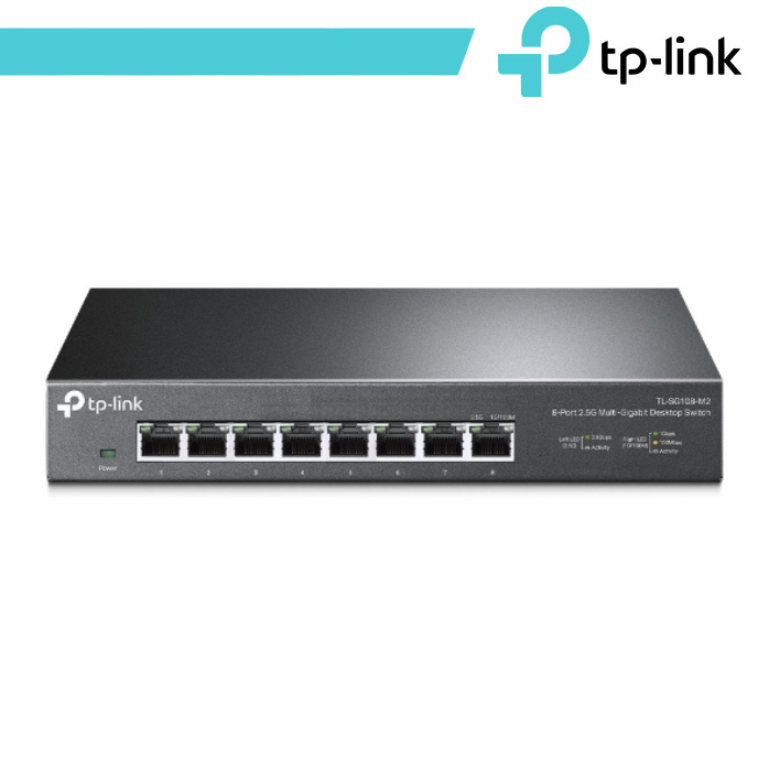 [TL-SG108-M2] TP-Link Switch Desktop 8 Porte 2.5G - TL-SG108-M2