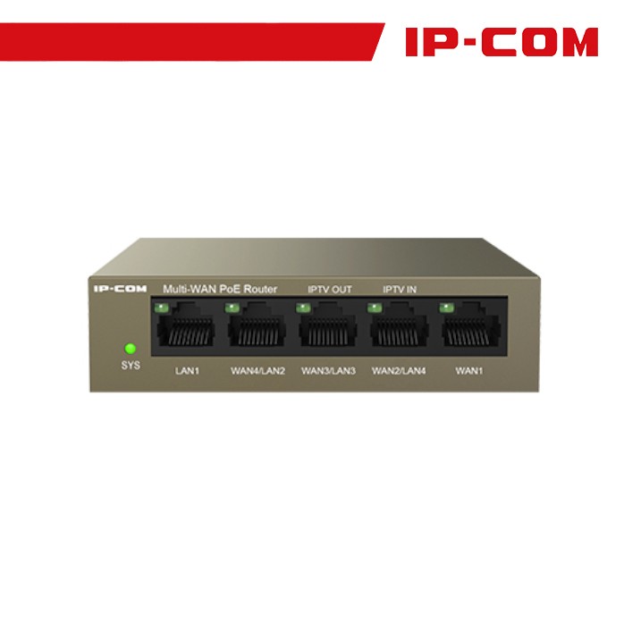 [IC-M20-POE] IP-COM Router/AP Controller - 5 porte Cloud Managed PoE, max 4 WAN | M20-PoE