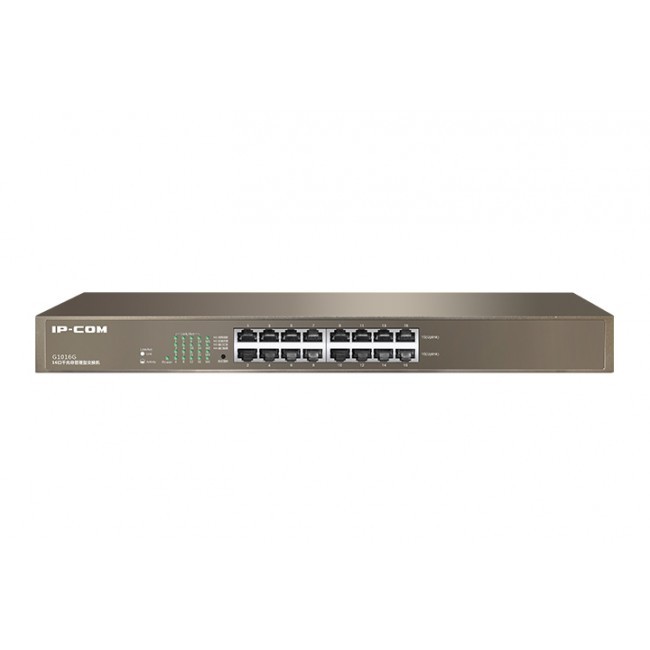 IP-COM Switch Gigabit - 16 porte (Rack) | G1016G