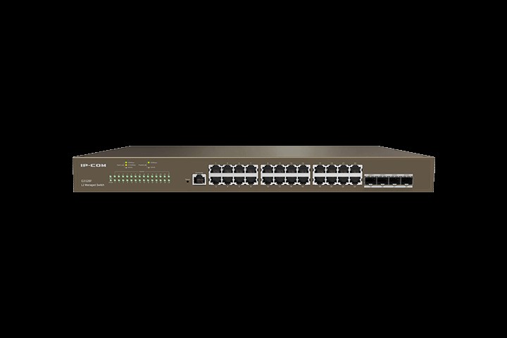 IP-COM Switch Gigabit cloud managed L2 - 28 porte(24 GE + 4 SFP), ProFi | G3328F